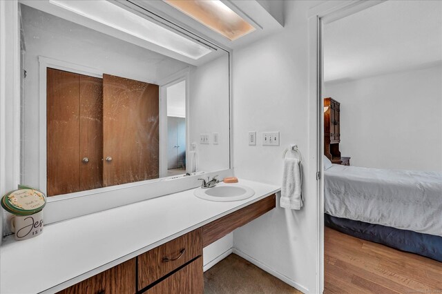 ensuite bathroom with vanity