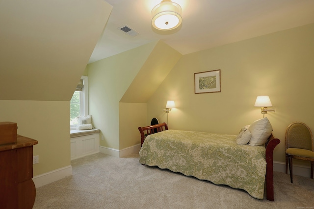171 Cross Hwy, Redding, CT 06896 - carpeted bedroom with lofted ceiling and baseboards