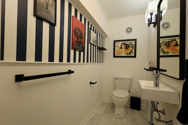 171 Cross Hwy, Redding, CT 06896 - bathroom with toilet and baseboards