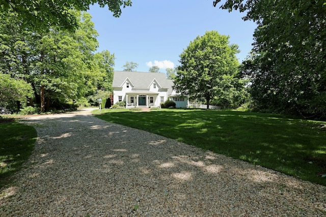 171 Cross Hwy, Redding, CT 06896 - view of front of home with a front yard