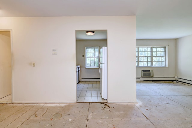 1120 New Haven Ave Apt 142, Milford, CT 06460 - spare room featuring plenty of natural light, baseboard heating, and an AC wall unit