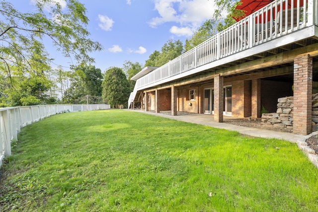 4 Wanzer Hill Rd, Sherman, CT 06784 - view of yard with a deck