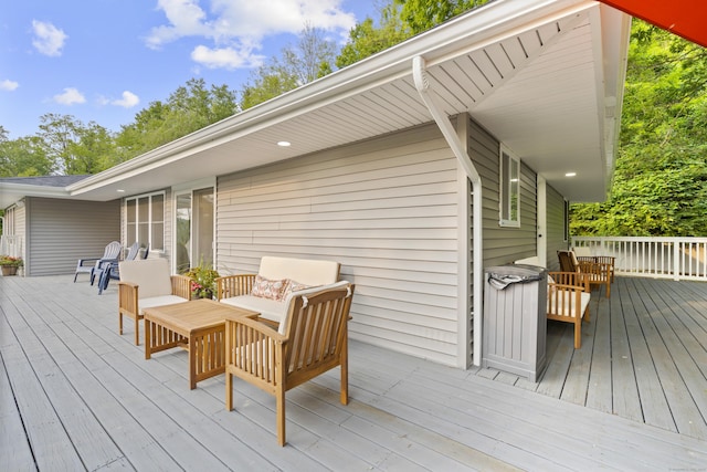 4 Wanzer Hill Rd, Sherman, CT 06784 - wooden deck with outdoor lounge area