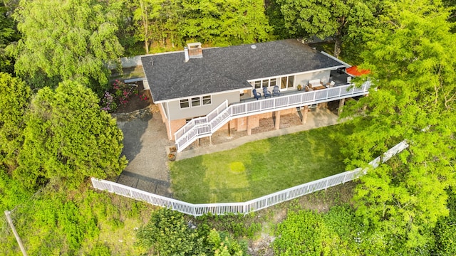 4 Wanzer Hill Rd, Sherman, CT 06784 - view from above of property