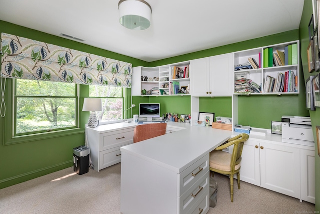 78 Garnet Rd, Roxbury, CT 06783 - home office featuring built in study area and light colored carpet