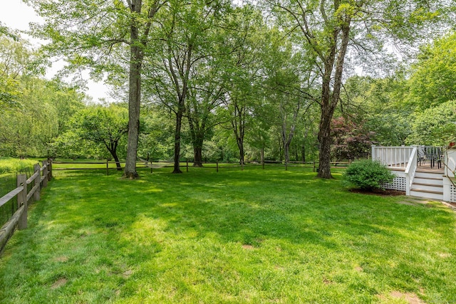 78 Garnet Rd, Roxbury, CT 06783 - view of yard with a deck