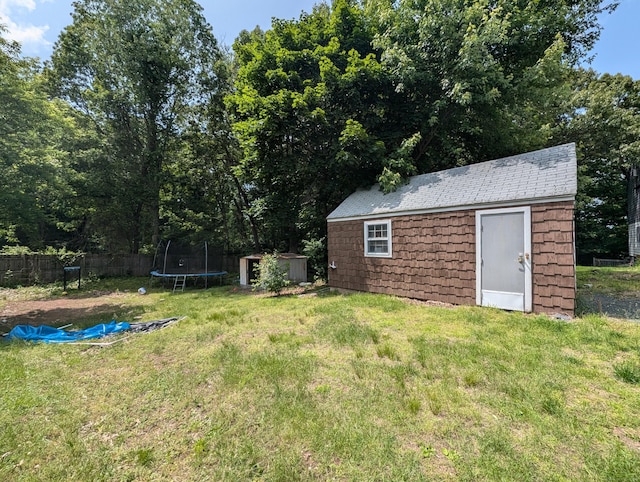 26 Westfield St, Manchester, CT 06042 - view of yard featuring a trampoline