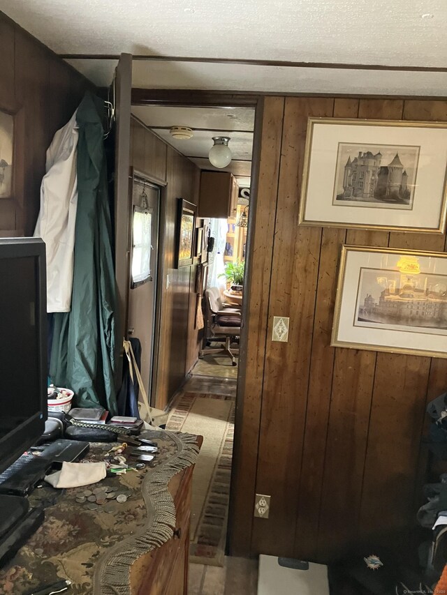 80 Sheldon Rd Lot 12, Griswold, CT 06351 - hallway with wood walls