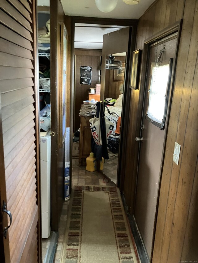 80 Sheldon Rd Lot 12, Griswold, CT 06351 - hallway with wooden walls