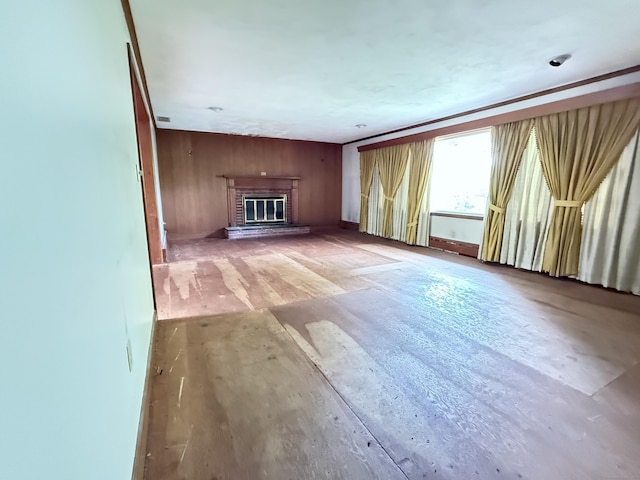 909 Randolph Rd, Middletown, CT 06457 - unfurnished living room featuring a fireplace
