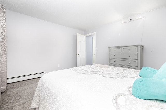 825 Copper Hill Rd, Suffield, CT 06093 - carpeted bedroom with a baseboard heating unit