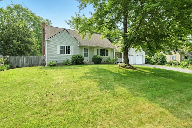 3 Birchwood Ter, Enfield, CT 06082 - view of front of property featuring driveway, a chimney, an attached garage, and a shingled roof