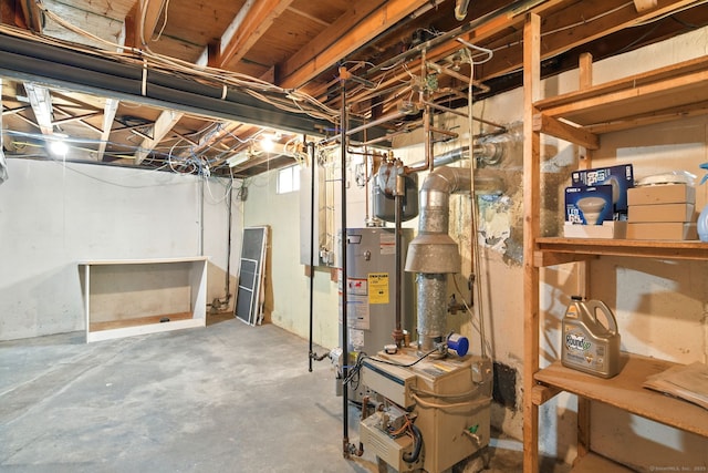 3 Birchwood Ter, Enfield, CT 06082 - unfinished below grade area featuring water heater