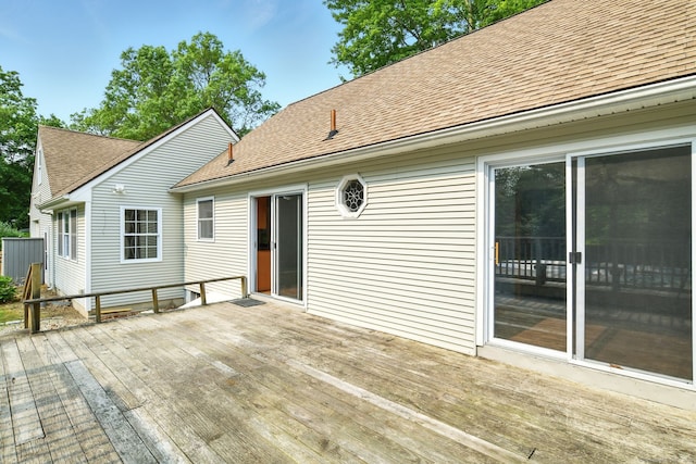 3 Birchwood Ter, Enfield, CT 06082 - view of wooden deck