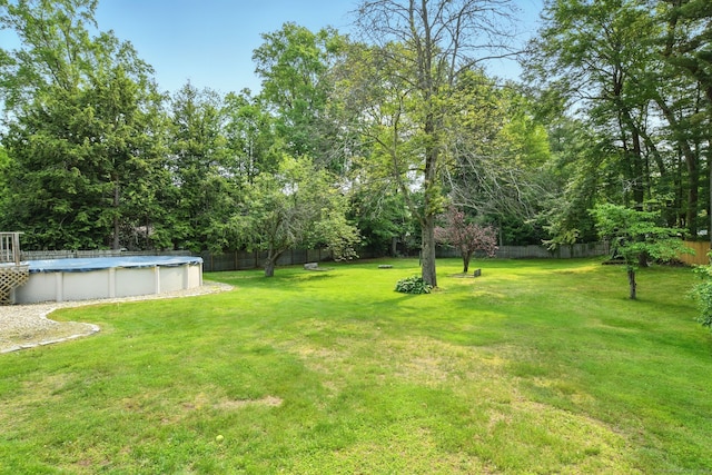 3 Birchwood Ter, Enfield, CT 06082 - view of yard featuring a covered pool