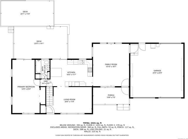 3 Birchwood Ter, Enfield, CT 06082 - floor plan / room layout