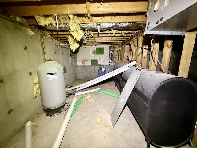 40 Bee Mountain Rd, Oxford, CT 06478 - unfinished below grade area featuring heating fuel