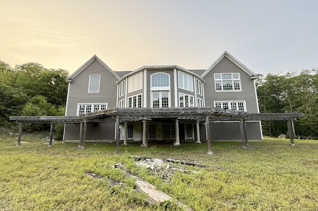 40 Bee Mountain Rd, Oxford, CT 06478 - back of property with a pergola and a yard