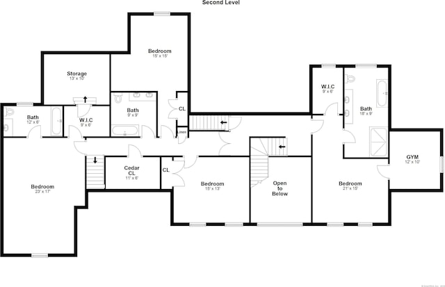 19 Father Peters Ln, New Canaan, CT 06840 - view of floor plan / room layout