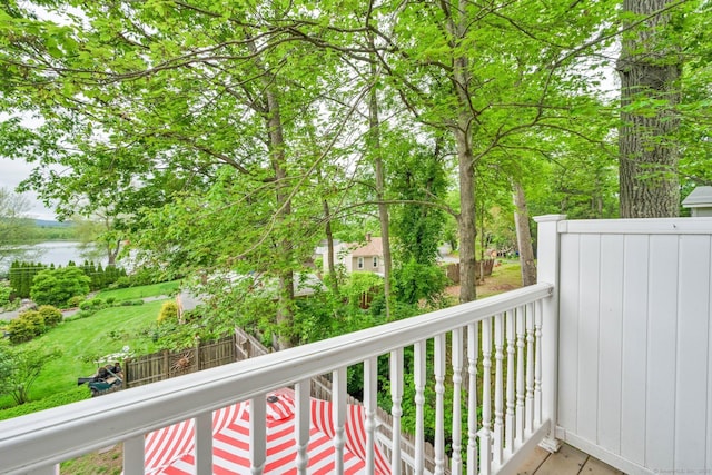 61 Pine Rd, Suffield, CT 06093 - balcony with a water view