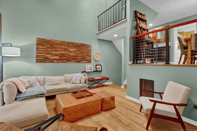 2390 State St Apt 6E, Hamden, CT 06517 - living room with wood finished floors and recessed lighting