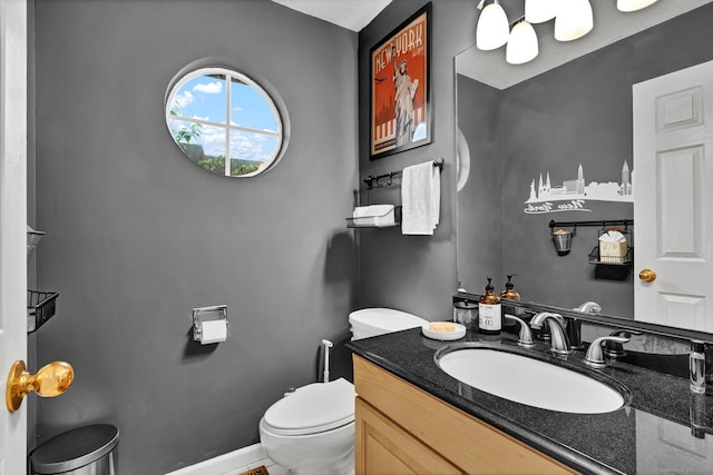 2390 State St Apt 6E, Hamden, CT 06517 - half bathroom with toilet and vanity