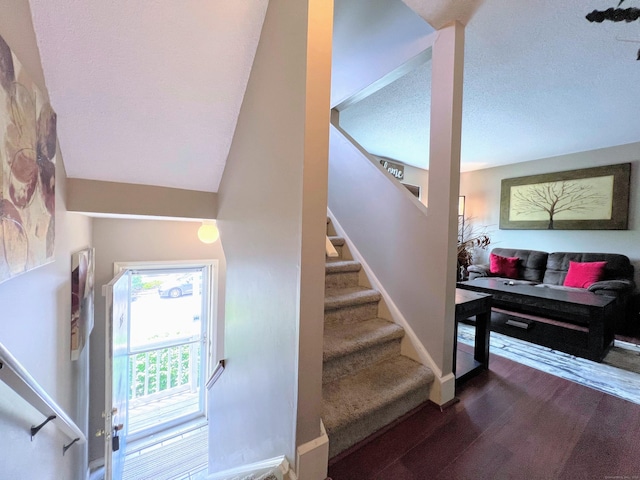 925 Oronoke Rd Unit 36G, Waterbury, CT 06708 - stairs with wood finished floors and baseboards