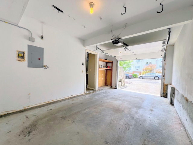 925 Oronoke Rd Unit 36G, Waterbury, CT 06708 - garage with electric panel and a garage door opener