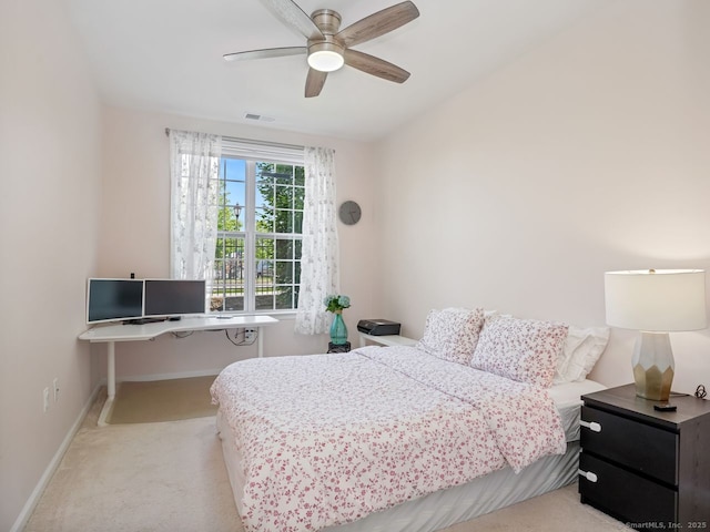 302 Center Meadow Ln Unit 302, Danbury, CT 06810 - carpeted bedroom featuring baseboards and ceiling fan