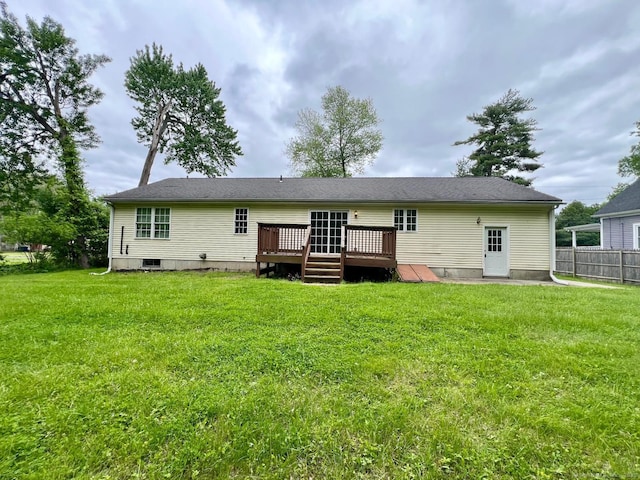 7 Emerson St, Bloomfield, CT 06002 - back of house with a wooden deck