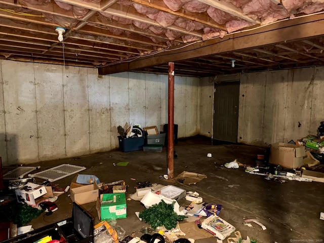 7 Emerson St, Bloomfield, CT 06002 - view of unfinished basement