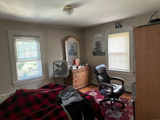 278 Scoville Hill Rd, Harwinton, CT 06791 - office space with healthy amount of natural light and light wood-style floors
