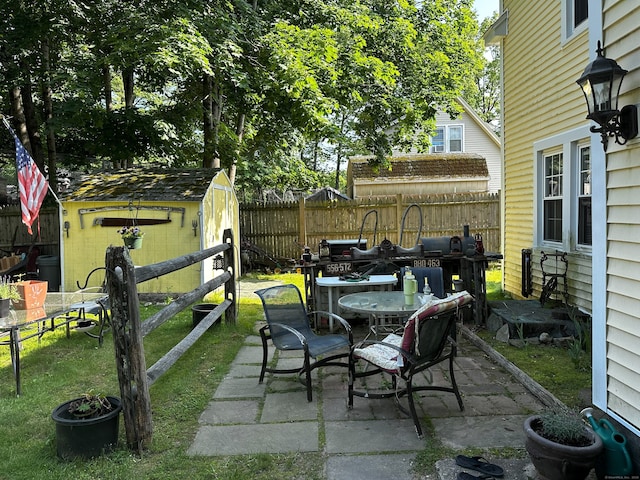 278 Scoville Hill Rd, Harwinton, CT 06791 - fenced backyard featuring a patio area and outdoor dining space