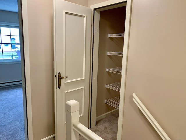 350 Bristol St Apt A3, Waterbury, CT 06708 - closet with a baseboard heating unit