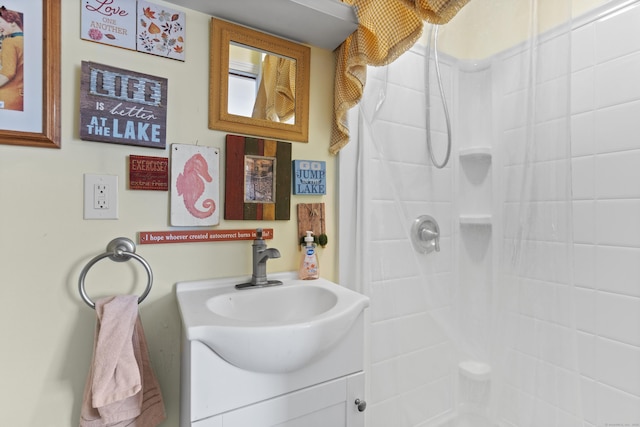 73 Lake Shore Dr, East Haddam, CT 06415 - full bathroom with a shower and vanity