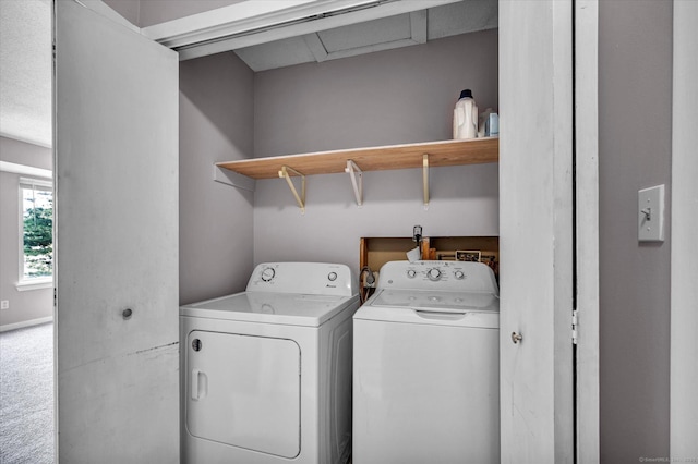 129 Knowles Ave Unit 129, Middletown, CT 06457 - washroom with separate washer and dryer and carpet
