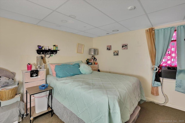 124 Main St, Sprague, CT 06330 - carpeted bedroom with a paneled ceiling