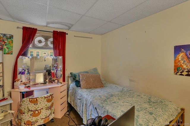 124 Main St, Sprague, CT 06330 - bedroom featuring a drop ceiling and carpet