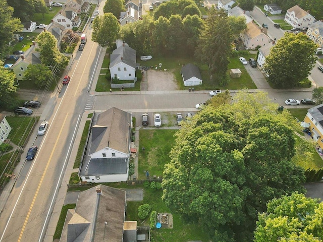 124 Main St, Sprague, CT 06330 - aerial overview of property's location with nearby suburban area