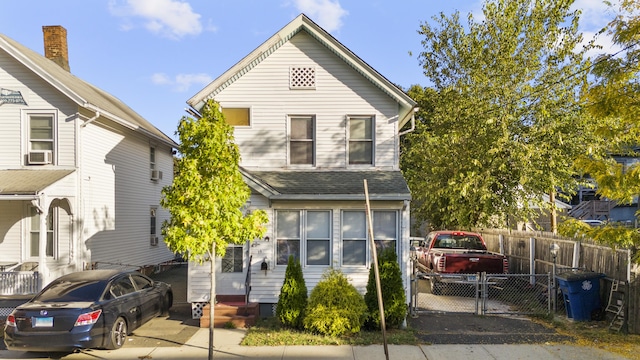 75 3rd St, New Haven, CT 06519 - view of front of property featuring entry steps and cooling unit