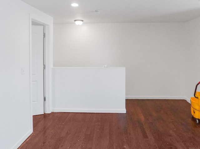 1169 Iranistan Ave, Bridgeport, CT 06605 - empty room with wood finished floors, baseboards, and recessed lighting