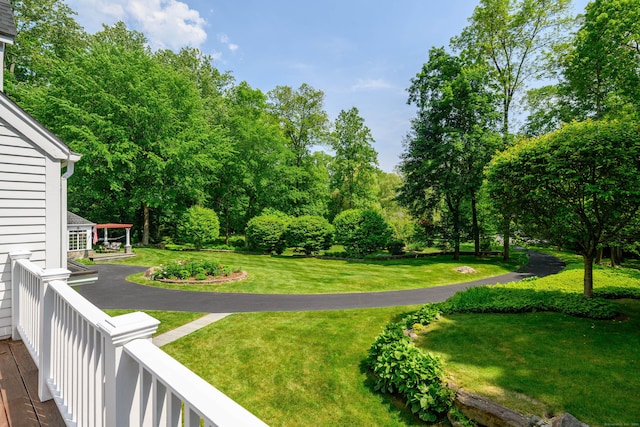 20 Copper Beech Ln, Ridgefield, CT 06877 - view of green lawn featuring view of wooded area