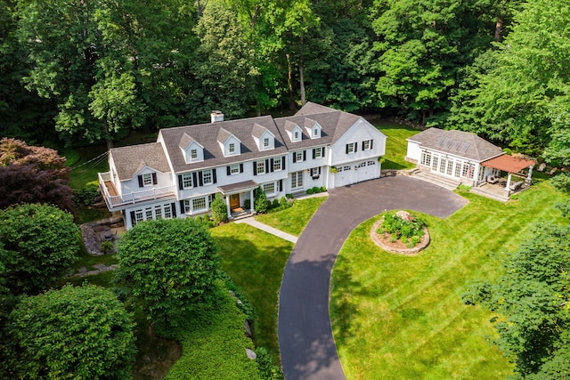 20 Copper Beech Ln, Ridgefield, CT 06877 - view from above of property
