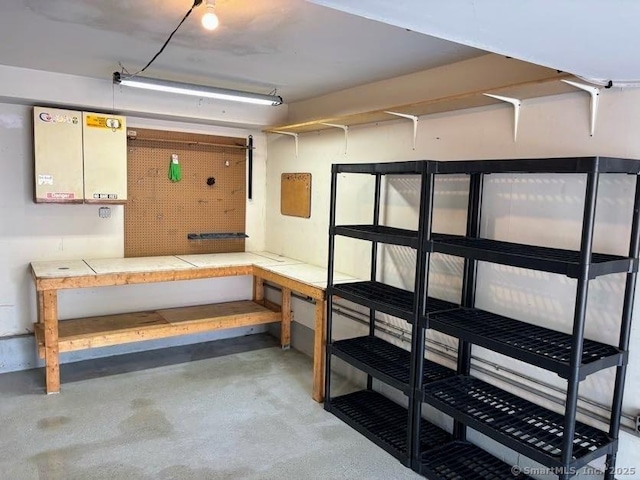 41 High St Apt 2, East Haven, CT 06512 - basement featuring a workshop area