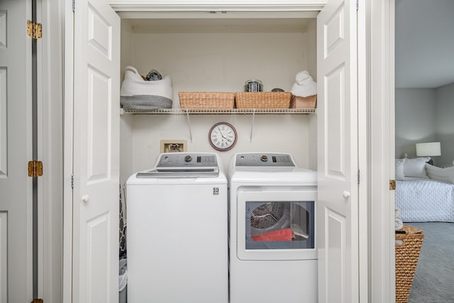 2006 Hancock Dr Unit 2006, Danbury, CT 06811 - laundry area featuring washer and dryer and carpet
