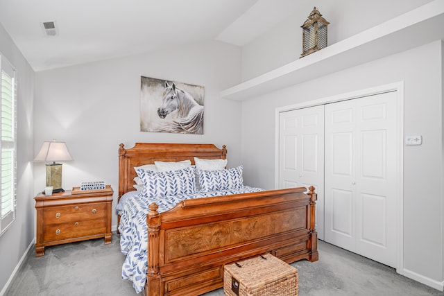 2006 Hancock Dr Unit 2006, Danbury, CT 06811 - bedroom with carpet floors, vaulted ceiling, a closet, and multiple windows