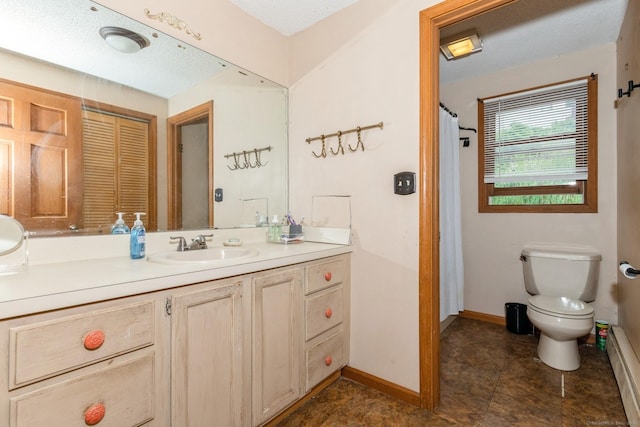 128 Santa Maria Dr, Torrington, CT 06790 - bathroom with vanity and a baseboard radiator