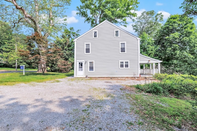 120 Huntington St, Shelton, CT 06484 - view of side of home featuring driveway