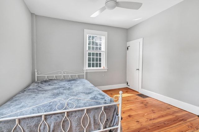 120 Huntington St, Shelton, CT 06484 - bedroom featuring wood finished floors, baseboards, and a ceiling fan