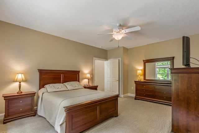 9 Benjamin Ln Unit 9, Tolland, CT 06084 - bedroom featuring light carpet, baseboards, and a ceiling fan